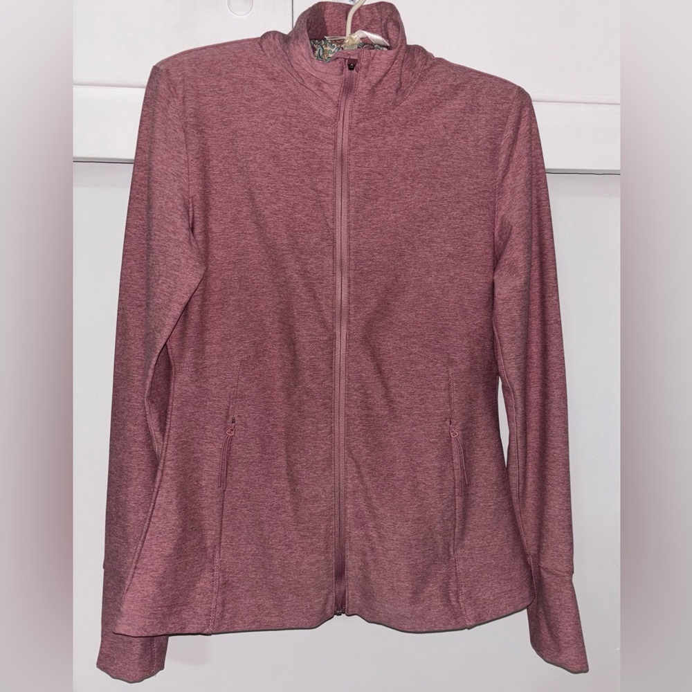 NEW CALIA By Carrie Underwood Women's Pink Full-Zip Jacket with Pockets Size S